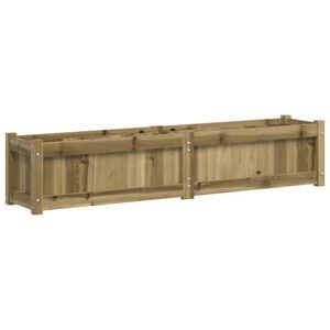 vidaXL Odlingsl&aring;da 150x31x31 cm impregnerat furu