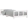 vidaXL S&auml;ngram f&ouml;r barn vit 90x190 cm massiv furu
