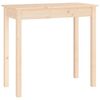 vidaXL Konsolbord 80x40x75 cm massiv furu