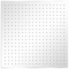 vidaXL Regnduschhuvud rostfritt stål 50x50 cm fyrkantigt