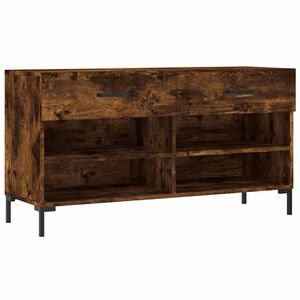 vidaXL Skob&auml;nk r&ouml;kf&auml;rgad ek 102x35x55 cm konstruerat tr&auml;