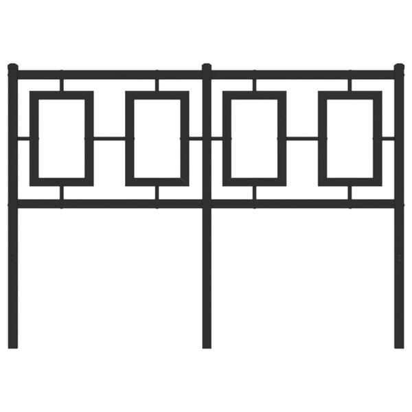 vidaXL Ers&auml;ttningsgavel metall svart 120 cm
