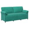 vidaXL 3-Sits soffa Turkos 198 x 83 x 95 cm Sammet