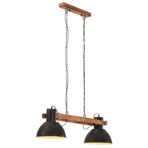 vidaXL H&auml;nglampa industriell 25 W svart 109 cm E27