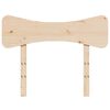 vidaXL Huvudgavel 100 cm massiv furu