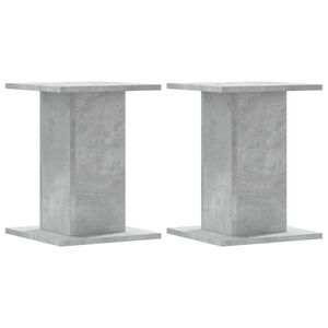vidaXL V&auml;xtst&auml;ll 2 st betonggr&aring; 30x30x40 cm konstruerat tr&auml;
