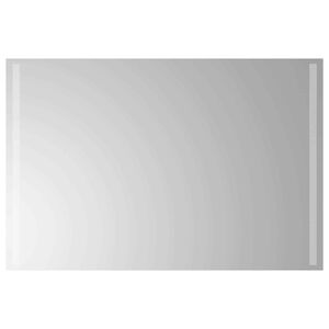 vidaXL LED Badrumsspegel med spegel Transparent 90 x 60 cm h&auml;rdat glas