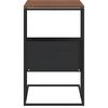 vidaXL Sidobord svart 55x36x59,5 cm konstruerat tr&auml;