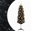 vidaXL Smal konstgjord julgran med julkulor 150 cm 150 LED-lampor