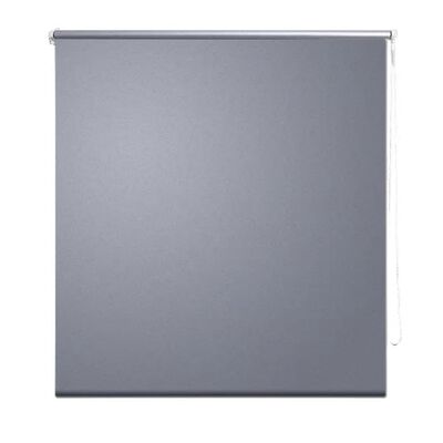 vidaXL Rullgardin för mörkläggning 140 x 230 cm grå