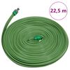 vidaXL Sprinklerslang 3 kanaler gr&ouml;n 22,5 m PVC