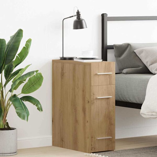 vidaXL Apotekssk&aring;p artisan ek 20 x 45.5 x 60 cm Konstruerat tr&auml;