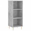vidaXL Sk&auml;nk betonggr&aring; 34,5x32,5x90 cm konstruerat tr&auml;
