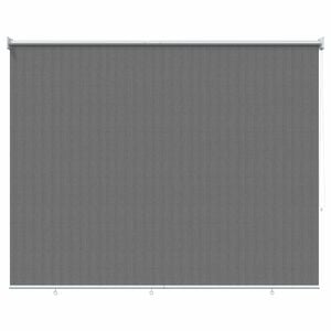 vidaXL Utomhus Rullgardin 90% UV Block Ljusgr&aring; 220 x 140 cm HDPE