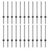vidaXL St&auml;ngselstolpe 22 pcs Gr&aring; 100 cm St&aring;l