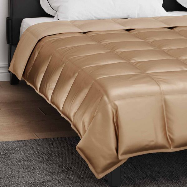 vidaXL Full &Aring;rs-Duvet Guld 220 x 240 cm Satin och Mikrofiber