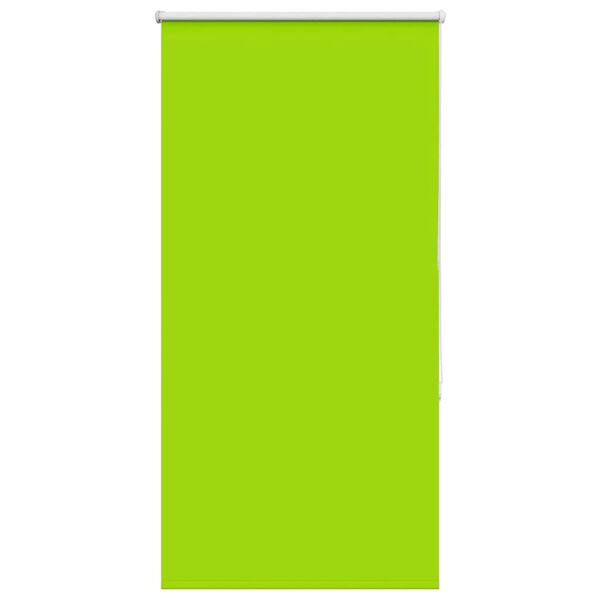 vidaXL Rullgardin m&ouml;rkl&auml;ggning blad gr&ouml;n 75x175 cm tyg bredd 70,7 cm