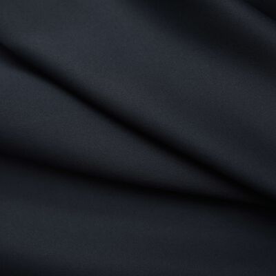 vidaXL Mörkläggningsgardiner med krokar 2 st svart 140x175 cm