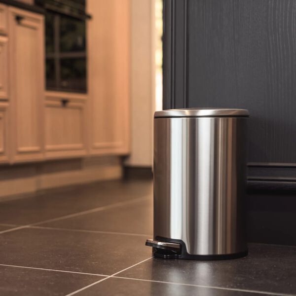 Cosy & Trendy Pedalhink med lock Wasty 12 L rund