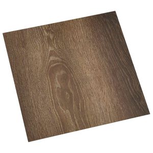 vidaXL Golvplankor Gammalt tr&auml; 5,11 m&sup2; 55 st PVC