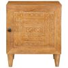 vidaXL Nattduksbord Ljusbrun 40 x 33 x 46 cm Massivt akaciaträ