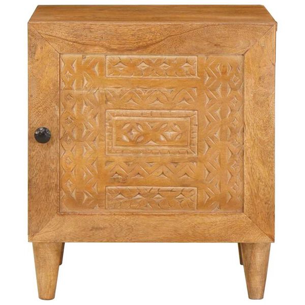 vidaXL Nattduksbord Ljusbrun 40 x 33 x 46 cm Massivt akaciaträ