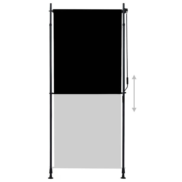 vidaXL Rullgardin utomhus 100x270 cm antracit