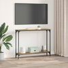 vidaXL Konsolbord Gammalt tr&auml; 100 x 22,5 x 75 cm Konstruerat tr&auml;