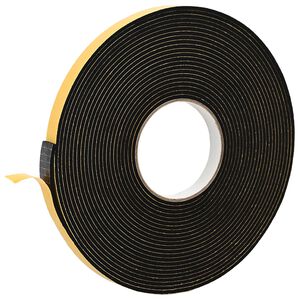 vidaXL Sj&auml;lvh&auml;ftande skumtape Svart 20mm x 10m CR skum
