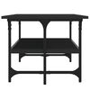 vidaXL Soffbord svart 100x50x40 cm konstruerat tr&auml;