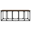 vidaXL Soffbord brun ek 100x50x35,5 cm konstruerat trä