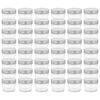 vidaXL Syltburkar i glas med silvriga lock 48 st 110 ml