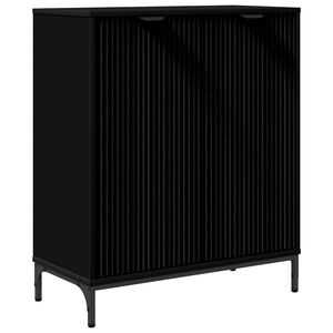 vidaXL Sideboard Svart 69,5 x 33 x 82 cm Konstruerat tr&auml;