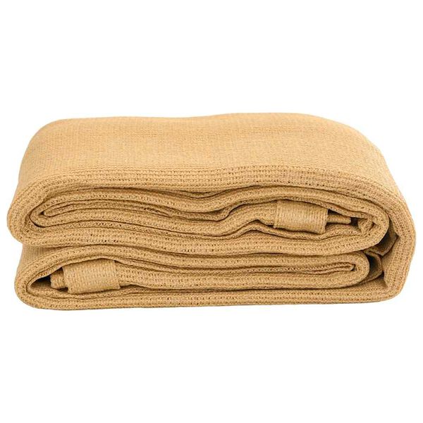 vidaXL T&auml;ltmatta sandf&auml;rgat 300x400 cm HDPE