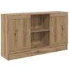 vidaXL Sk&auml;nk artisan ek 120x30,5x70 cm konstruerat tr&auml;