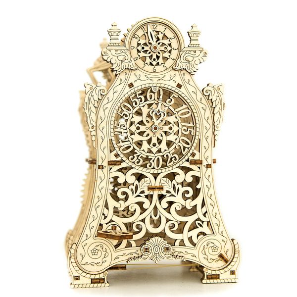 Eco-Wood-Art Byggmodell i tr&auml; magisk klocka