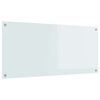 vidaXL K&ouml;ksskydd Vit 110 x 50 cm h&auml;rdat glas
