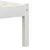 vidaXL S&auml;ngram utan madrass vit massiv furu 140x200 cm