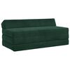 vidaXL F&auml;llbar Soffbed M&ouml;rkgr&ouml;n 120 x 60 x 49 cm Tyg