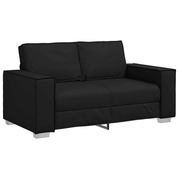 vidaXL Soffa 120cm Svart tyg