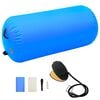 vidaXL Uppbl&aring;sbar gymnastikrulle med pump 120x90 cm PVC bl&aring;