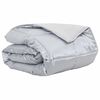 vidaXL Sommar Duvet Silver 200 x 240 cm Satin och Mikrofiber