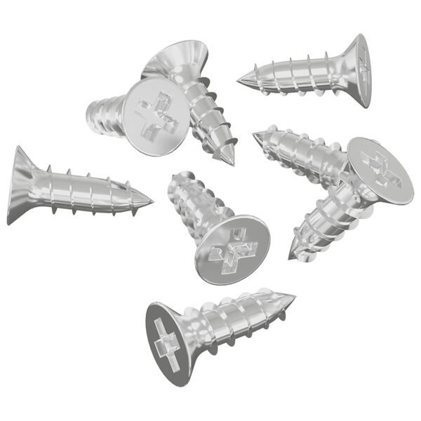 vidaXL Spegelh&aring;llarbracket 2 pcs Nickel 35 x 30 x 8,3 mm St&aring;l