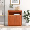 vidaXL Sideboard Vaxbrun 70 x 34 x 80 cm Massiv furu