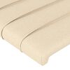 vidaXL S&auml;nggavel creme 200x5x118/128 cm tyg