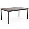 Keter Signature Porto bord 160 cm - Asktr&auml; och svart st&aring;l