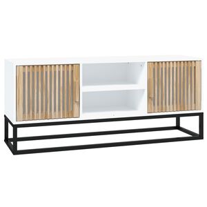 vidaXL Tv-b&auml;nk vit 105x30x45 cm konstruerat tr&auml;