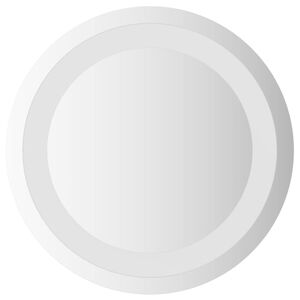 vidaXL LED Badrumsspegel med spegel Transparent &Oslash; 30 cm h&auml;rdat glas