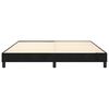 vidaXL Boxspring-s&auml;ngram svart 160x200 cm sammet