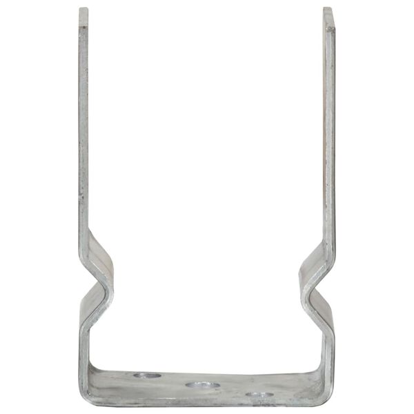 vidaXL Jordankare 6 st silver 9x6x15 cm galvaniserat st&aring;l